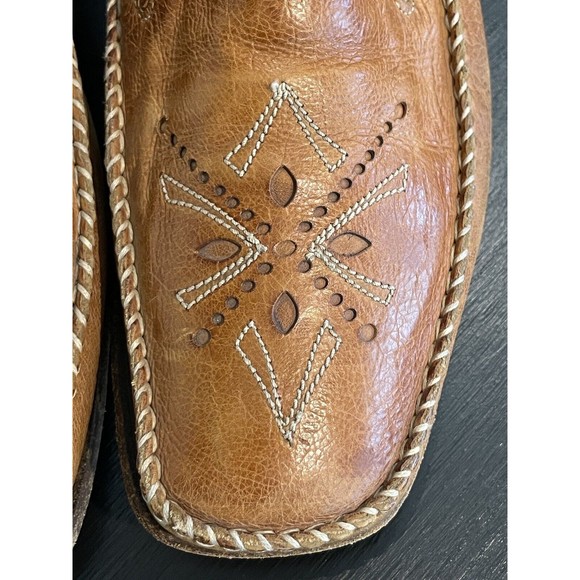 VTG Galizio Torresi Stitched Leather Loafers Men’s EU 43/US 10 Made In Italy - Picture 9 of 14